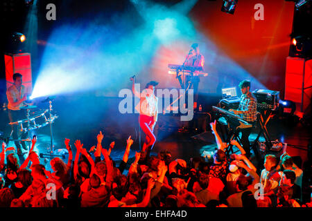 La Roux live 19. August 2009 in Frage. Stockfoto