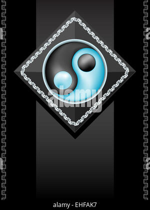 Yin Yang Symbol Stockfoto