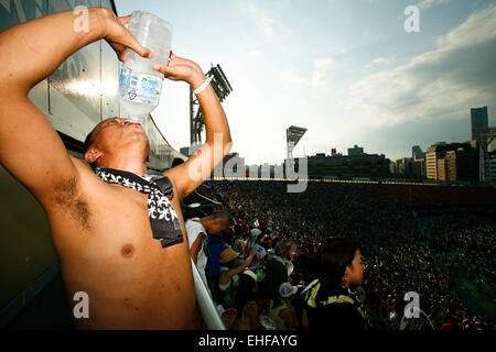 Mächtige Krone Stadion Ereignis in Yokohama Japan August 2008. Stockfoto