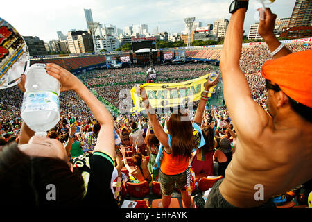 Mächtige Krone Stadion Ereignis in Yokohama Japan August 2008. Stockfoto