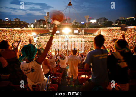 Mächtige Krone Stadion Ereignis in Yokohama Japan August 2008. Stockfoto