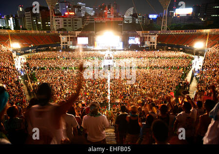 Mächtige Krone Stadion Ereignis in Yokohama Japan August 2008. Stockfoto