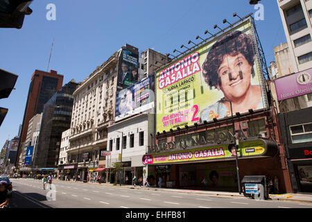 Argentinien, Buenos Aires, Avenida Corrientes, el Teatro Nacional, Nationaltheater Stockfoto