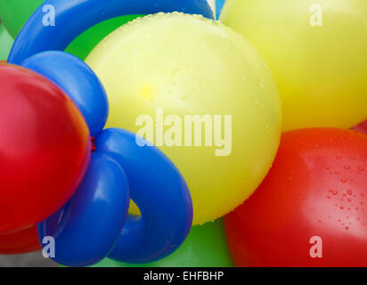 Bunte Luftballons Stockfoto