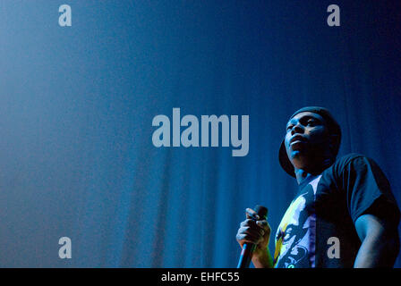 Dizzee Rascal live beim Sonar Festival in Barcelona 2010. Stockfoto