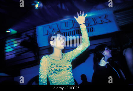 Rulin bei Ministry of Sound London 5. März 1998. Stockfoto