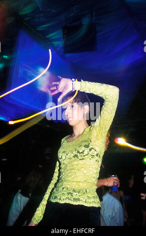 Rulin am Ministry of Sound in London am 5. März 1998. Stockfoto