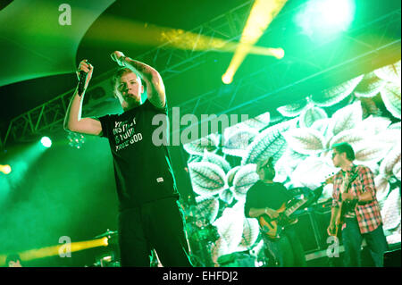 Professor Green im Osten Dance-Zelt beim Glastonbury Festival Samstag, 25. Juni 2011. Stockfoto