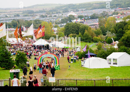 Bestival auf der Isle Of Wight 2011. Stockfoto