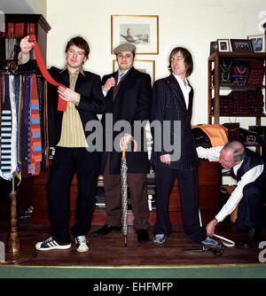 Saville Row Records Stockfoto