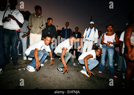 Passa Passa Straße Partei in Kingston Jamaika. Stockfoto