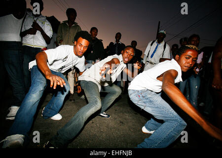 Passa Passa Straße Partei in Kingston Jamaika. Stockfoto