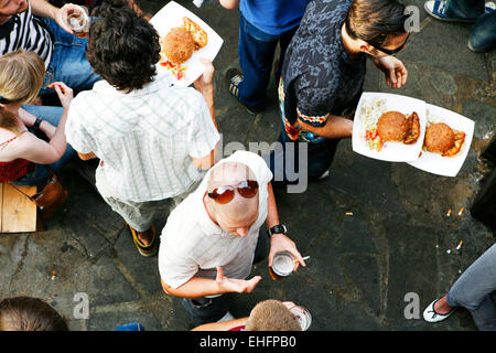 Abenteuer im Feld rote Beete in der Taverne Camden Lock. Stockfoto