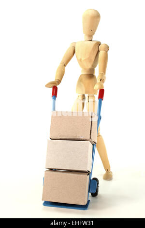 Paketdienst Stockfoto