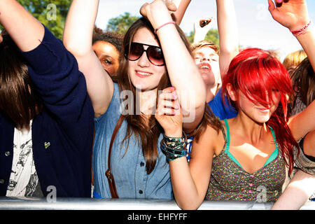 Minderjährigen Festival im Victoria Park in London. Stockfoto