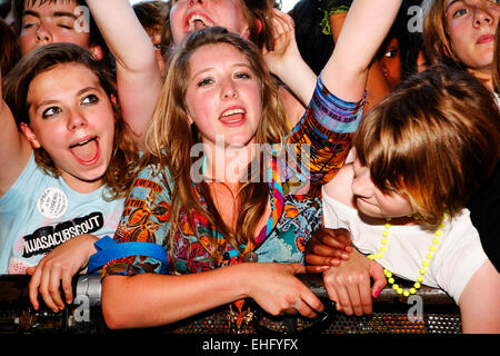 Minderjährigen Festival im Victoria Park in London. Stockfoto