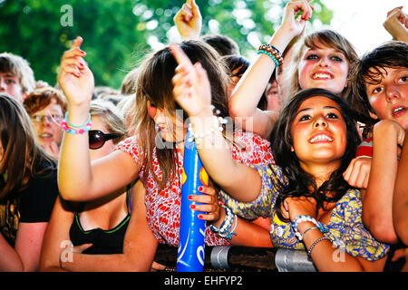 Minderjährigen Festival im Victoria Park in London. Stockfoto