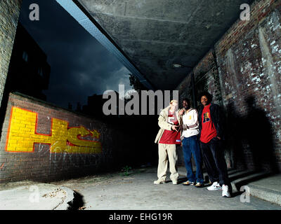 Herzlos Crew outdoor Portrait. Stockfoto