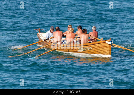 Surf Rafting Newquay Cornwall im Vereinigten Königreich Stockfoto