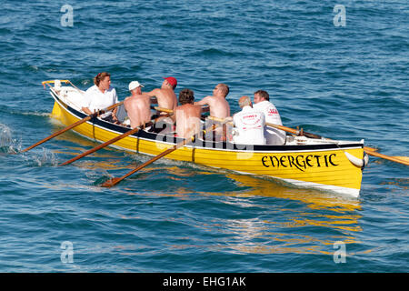 Surf Rafting Newquay Cornwall im Vereinigten Königreich Stockfoto