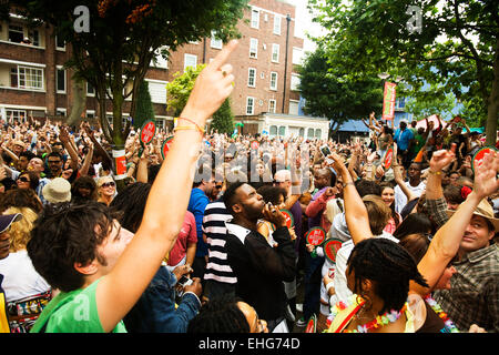 Guten Zeiten Soundsystem in Notting Hill Karneval 2008. Stockfoto