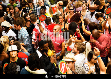 Guten Zeiten Soundsystem in Notting Hill Karneval 2008. Stockfoto