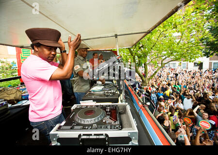 Guten Zeiten Soundsystem in Notting Hill Karneval 2008. Stockfoto