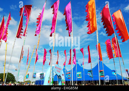 Isle Of Wight Festival Juni 2009. Stockfoto