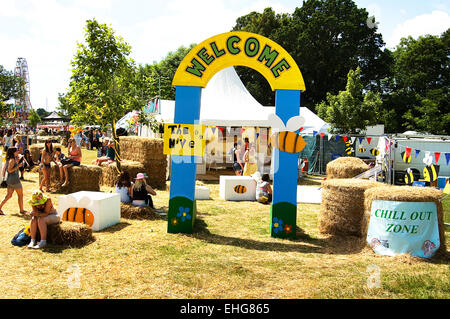 Isle Of Wight Festival Juni 2009. Stockfoto