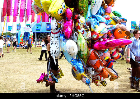 Isle Of Wight Festival Juni 2009. Stockfoto