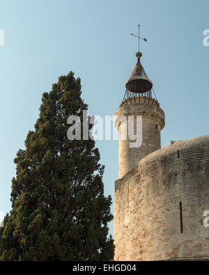 La Tour de Constance Turm, Aigues-Mortes Stockfoto