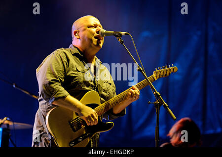 BARCELONA - 30 Mai: Pixies (US-amerikanische alternative-Rock-Band) in Konzert im Heineken Primavera Sound Festival 2014. Stockfoto