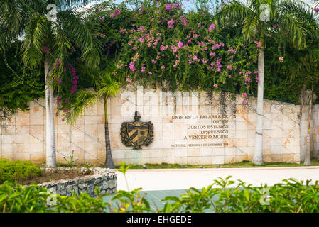 Denkmal für Kuba Ernesto Che Guevara & Schlacht von Santa Clara revolutionären Friedhof Hingabe an die Toten der Revolution gewidmet Stockfoto