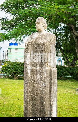 Cuba-Santa Clara Parque Tudury Denkmal für Carmen Gutierrez Morillo öffnen Schulbildung 29. Juli 1745 von Mateo Innuria 1925 Stockfoto