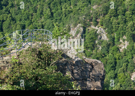 Ansicht bode Tal Stockfoto