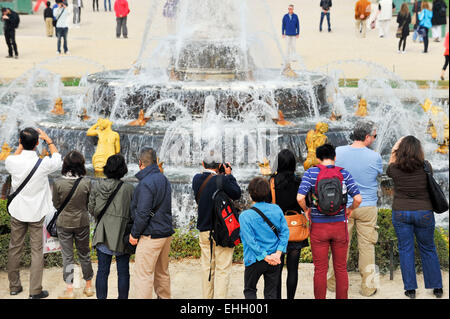 Schloss Versailles Garten und Park Bassin de Latone-Ile-de-France Europe Stockfoto