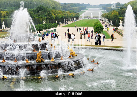 Schloss Versailles Garten und Park Bassin de Latone-Ile-de-France Europe Stockfoto