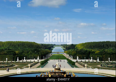 Schloss Versailles-Garten und Park Bassin de Latone Ile de France europe Stockfoto