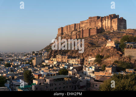 Mehrangarh Fort, Jodhpur, Rajasthan, Indien Stockfoto