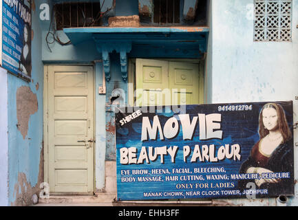 Blaue Stadt Jodhpur, Rajasthan, Indien Stockfoto