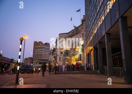 Eingang zur Waterloo Station, London, England, Uk Stockfoto