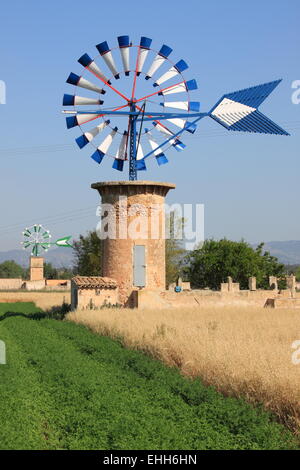 Mallorca-Windmühle Stockfoto