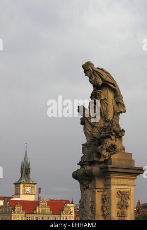 Statue der Heiligen Ludmila Stockfoto