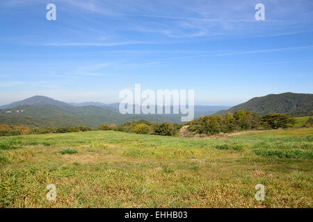 Blick vom Berges Tohamsan in Gyeongju, Korea Stockfoto