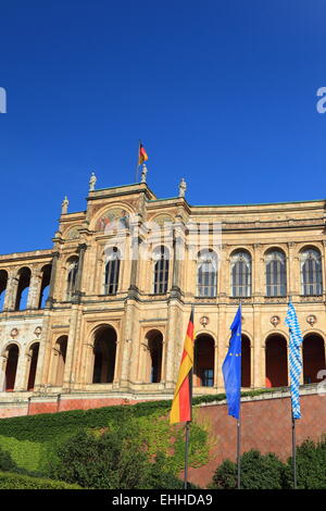 Detail-Maximilianeum - Bayerischen Landtag Stockfoto