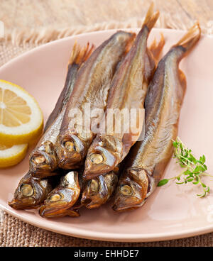 Geräucherter Fisch Stockfoto