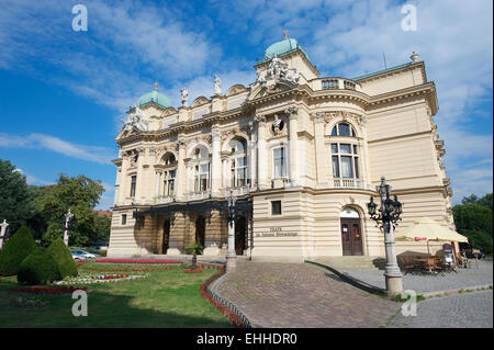 Juliusz Słowacki-Theater in Krakau Stockfoto