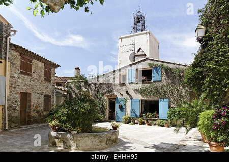 Grimaud, Kleinstadt, Cote d ' Azur Stockfoto