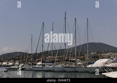 Sainte-Maxime, Hafen, Golfe de Saint-Tropez Stockfoto