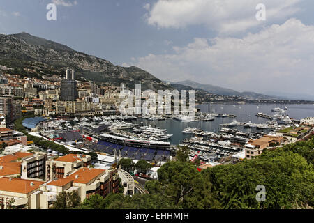 Monaco, La Condamine, Port de Monaco Stockfoto
